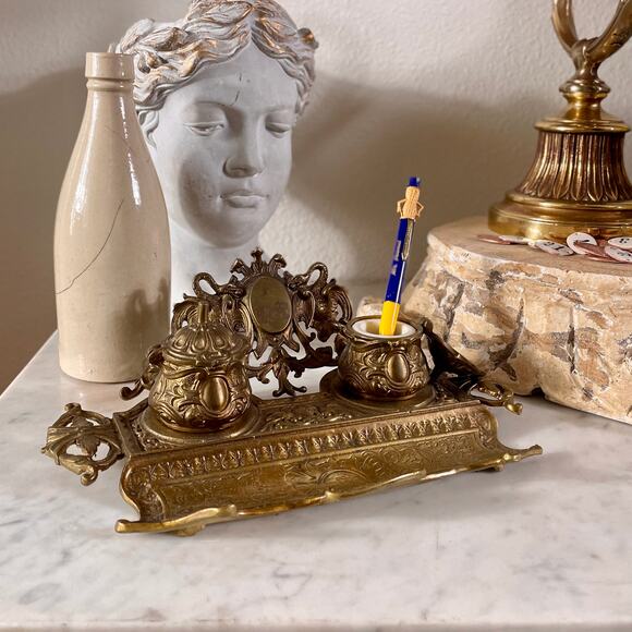 Blue and Yellow Ballpoint Pen - Picture 2 of 8